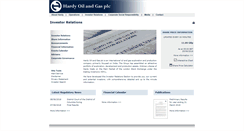 Desktop Screenshot of investor-hardyoil.com